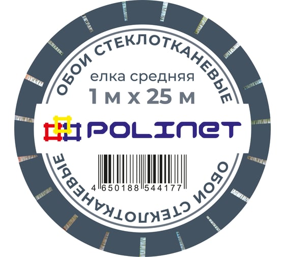 Обои стеклотканевые Polinet Елка средняя 1x25 м 165гр/м2 290060