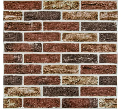 Мягкая самоклеящаяся 3D панель LAKO Барокко (комплект 5 шт.; кирпичная кладка 2; 70x70 см) LKD-5-5015