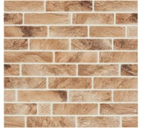 Мягкая самоклеящаяся 3D панель LAKO Барокко (кирпич; 70x70 см) LKD-3015