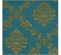 Мягкая самоклеящаяся 3D панель LAKO Барокко (комплект 5 шт.; тёмно-зеленый; 70x70 см) LKD-5-1014