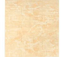 Мягкая самоклеящаяся 3D панель LAKO Камень (бежево-белый; 70x77 см) LKD-16-05-07