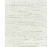 Мягкая самоклеящаяся 3D панель LAKO Камень (белый; 70x60 см) LKD-15-05-01
