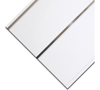 Потолочная вагонка ПВХ Оранда СПК 2-х секционная Хром 2223