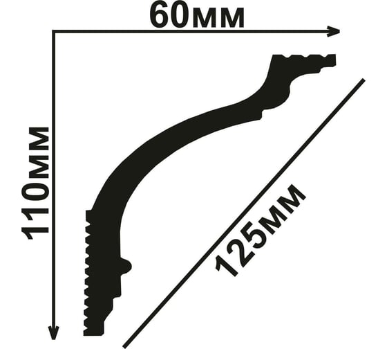 Плинтус Glanzepol GPХ-21 2 м 4610086620342