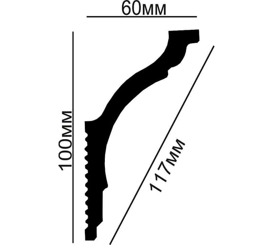 Плинтус Glanzepol GPХ-18 2 м 4607131659785