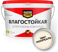 Водно-дисперсионная краска влагостойкая MASTERFARBE 3 кг цвет Монреаль 4631159427538F307