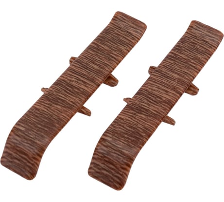 Соединитель для плинтуса DECONIKA (70 мм, 291 Орех, 2 шт.)  Д-П70-С-Ф2 291 ОРХ