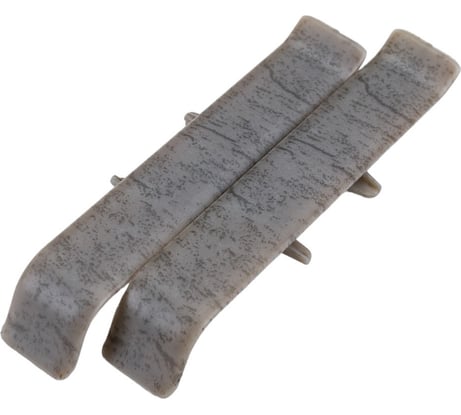 Соединитель для плинтуса DECONIKA (70 мм, 548 Лофт серый, 2 шт.)  Д-П70-С-Ф2 548 ЛФТ СЕР