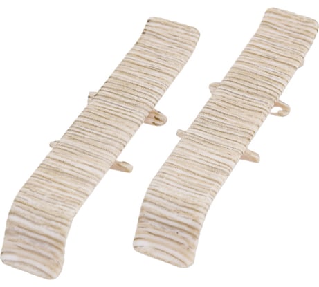 Соединитель для плинтуса DECONIKA (70 мм, 418 Дуб жемчужный, 2 шт.)  Д-П70-С-Ф2 418 ДУБ ЖМЧ