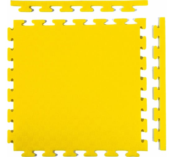 Мат-пазл DFC 50x50 см, 8 мм, цвет желтый 1896