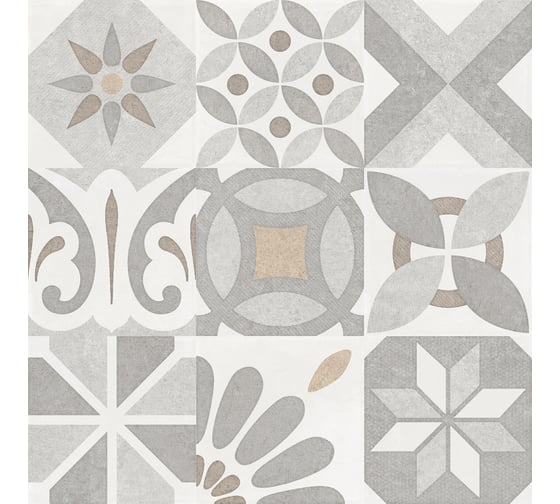 Декор LB CERAMICS Окленд (пэчворк; 45x45 см; площадь упаковки 1,62 кв.м) СК000039100