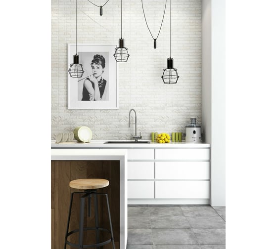 Керамогранит LB CERAMICS Брикстори (белый; 30x60 см; площадь упаковки 1,44 кв.м) СК000037289