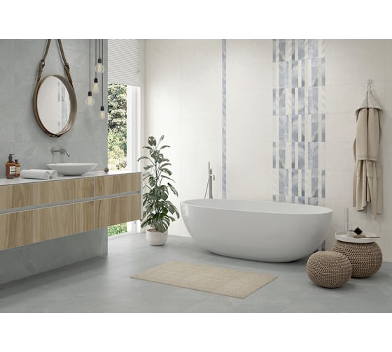 Керамогранит LB CERAMICS Ниагара (серый; 30x60 см; площадь упаковки 1,44 кв.м) СК000036865