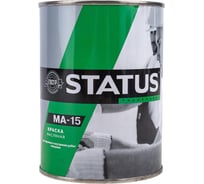 Масляная краска Радугамалер STATUS МА-15 (салатная; по металлу, дереву, бетону; 0.8 кг) 4630018083151