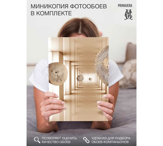 Флизелиновые фотообои PRIMAVERA 3D иллюстрация 3х2.7 м PV-1243-P3