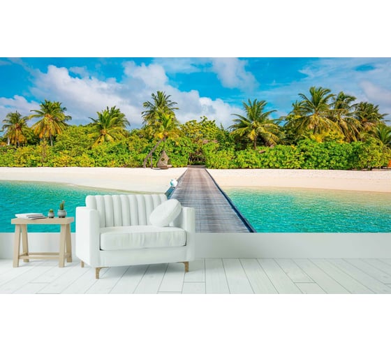 Флизелиновые фотообои PRIMAVERA Остров 3х2.7 м PV-1246-P3 1