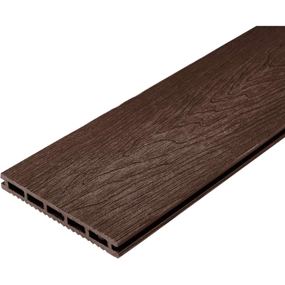 Террасная доска Groentec шовная, пустотелая, с тиснением 3D Ш ...