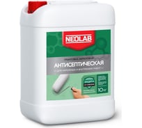 Антисептическая грунтовка NEOLAB для внутренних и наружных работ, акриловая, 10 кг 700034