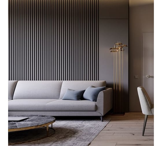 Молдинг стеновой ударопрочный влагостойкий под покраску Decor-Dizayn 30x20x3000 мм DD611 (3m)