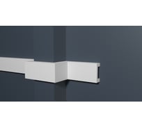 Молдинг стеновой ударопрочный влагостойкий под покраску Decor-Dizayn 40x15x3000мм DD618(3m)