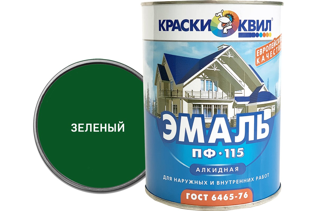  Краски квил ПФ-115 (зеленая; 20 кг) 4607023394374 - выгодная цена .