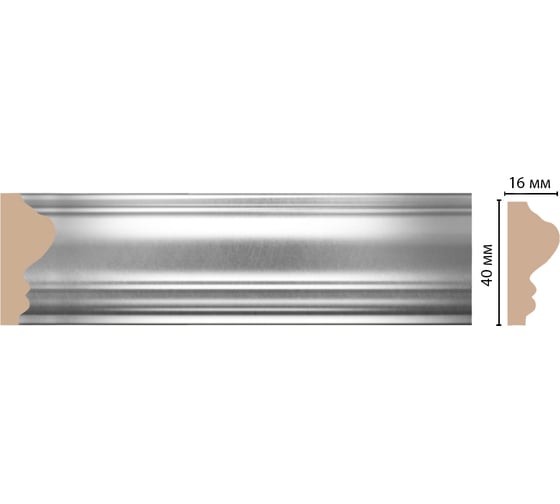 Молдинг Decomaster 40x16x2400 мм D030-375 ДМ