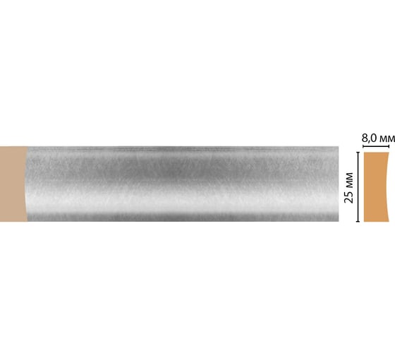 Молдинг Decomaster D046-375ДМ 25x8х2400 мм D046-375 ДМ