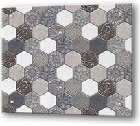 Кухонный фартук на стену ООО Оптион Плитка Амаретто (из закаленного стекла; 600x500 мм) 83027