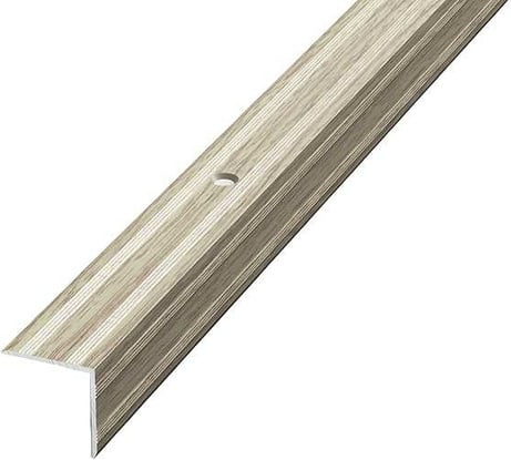 Внешний порог-угол д5 GRACE (алюминий; 20x20 мм; 1,35 м; 087 дуб беленый) УТ000037867