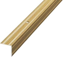 Внешний порог-угол д5 GRACE (алюминий; 20x20 мм; 1,35 м; 082 дуб светлый) УТ000037866