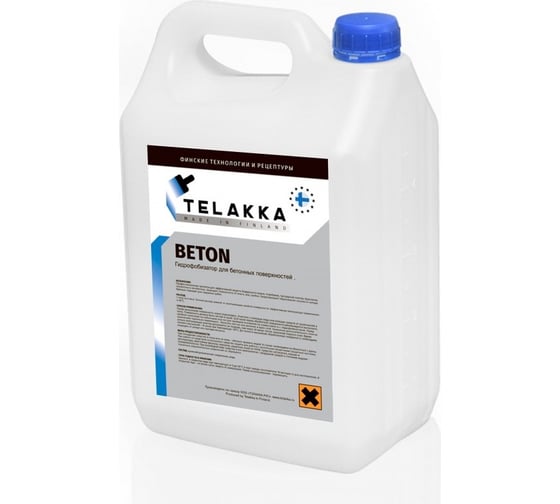 Гидрофобизатор для бетонных поверхностей Telakka GIDROFOB BETON 10 л 4631160697746