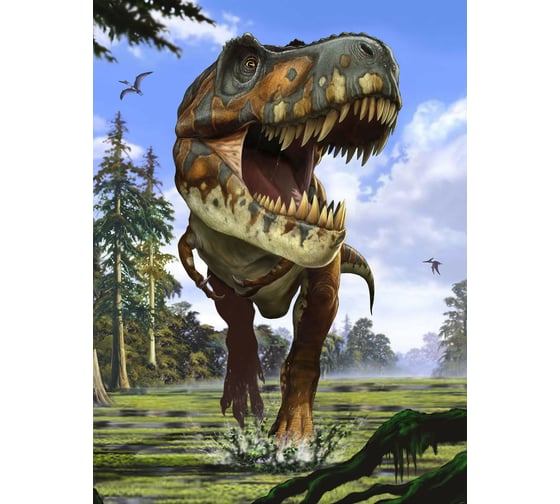 Фотообои флизелиновые Komar "Тираннозавр (Tyrannosaurus Rex )" 184x248 см XXL2-532 1