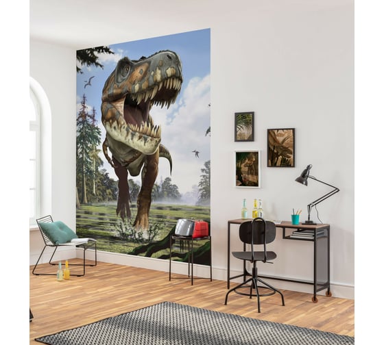 Фотообои флизелиновые Komar "Тираннозавр (Tyrannosaurus Rex )" 184x248 см XXL2-532