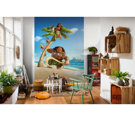 Фотообои флизелиновые Komar "Моана и Мауи" 184x248см XXL2-801 1