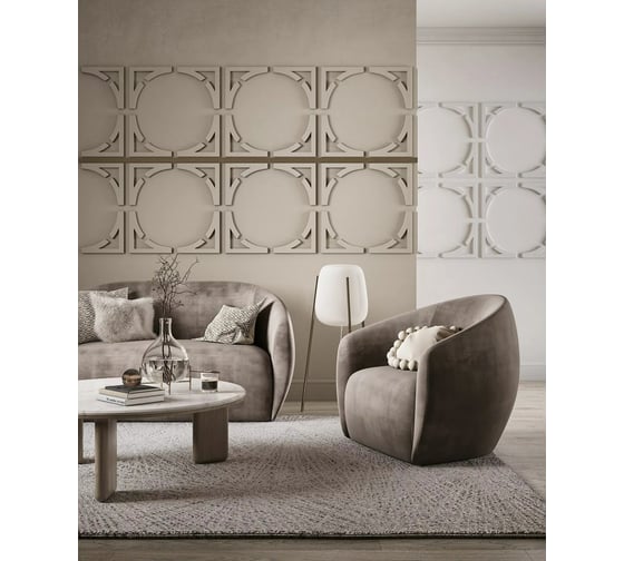 Декоративный орнамент Cosca Decor 3d для стен и потолков, арт.09. набор 4 шт. 00-00077286