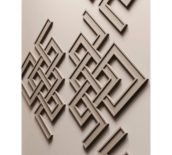 Декоративный орнамент Cosca Decor 3d для стен и потолков, арт.04. набор 4 шт. 00-00077283