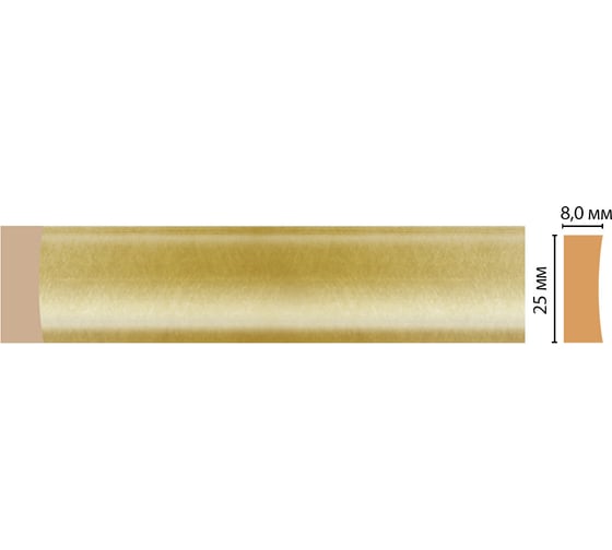 Молдинг Decomaster D046-374ДМ 25x8х2400 мм D046-374 ДМ