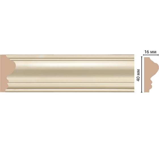 Молдинг Decomaster D030-61ДМ 40x16x2400 мм D030-61 ДМ