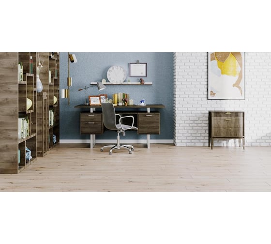 Ламинат Kastamonu Sunfloor Дуб Родос, 33 класс, толщина 12 мм, 1.755 кв.м 000212137