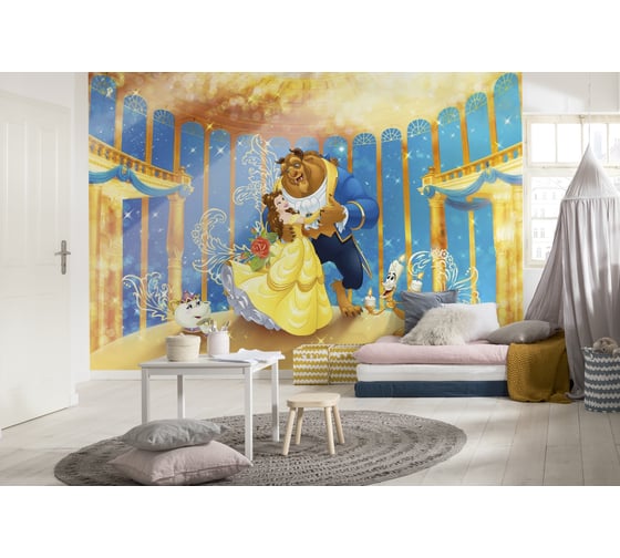 Фотообои бумажные Komar Disney "Красавица и Чудовище" 368x254 см 8-4022 1