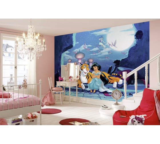 Фотообои бумажные Komar Disney "В ожидании Алладина" 368x254 cм 8-4115