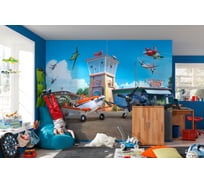 Фотообои бумажные Komar Disney "Самолеты. Аэропорт" 368x254 cм 8-469