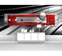 Фотообои геометрия ООО Первое ателье "3d абстракция из объемных геометрических фигур" 300x145 ШxВ pw94442-3