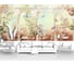 Фотообои ООО Первое ателье "Бабочки и арки с колоннами на фоне цветущих зарослей", 400x200 см pw94431-4 1