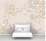 Фотообои 3d абстракции цветы ООО Первое ателье "Голубоватые цветочки с завитушками" 400x300 ШxВ pw96354-4 1