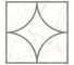 Декор LB CERAMICS Каррара Нова (геометрия; 45x45 см; 1 шт.) СК000039090 1