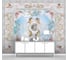 Фотообои ООО Первое ателье "Амуры со стрелами и ангелочки в ажурной раме с розами", 125x100 см pw78608-1 1