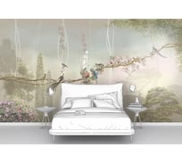 Фотообои ООО Первое ателье птицы "Лиана с экзотическими птицами на фоне кипарисов", 200x115 см pw78656-2