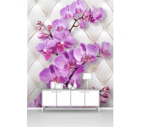 Фотообои ООО Первое ателье 3d абстракции цветы "Орхидея стереоскопическая на фоне кожи", 200x290 см pw94423-2