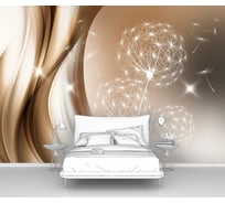 Фотообои абстракции цветы ООО Первое ателье "Абстрактные одуванчики с летящим пухом" 400x280 ШxВ pw94436-4